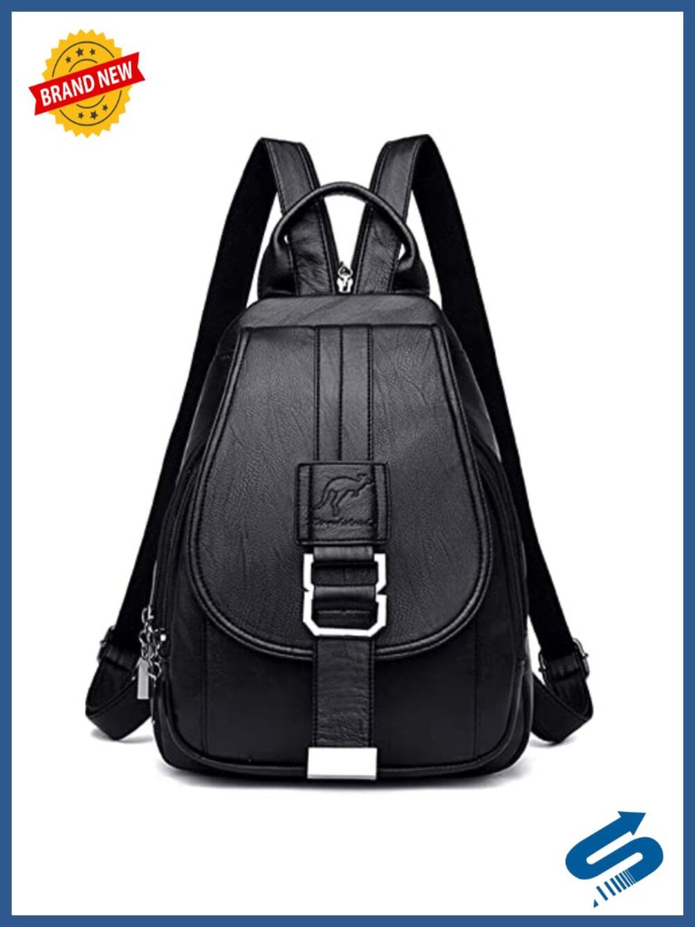 Genuine Leather Backpack for Women Soft Leather Travel School Bag